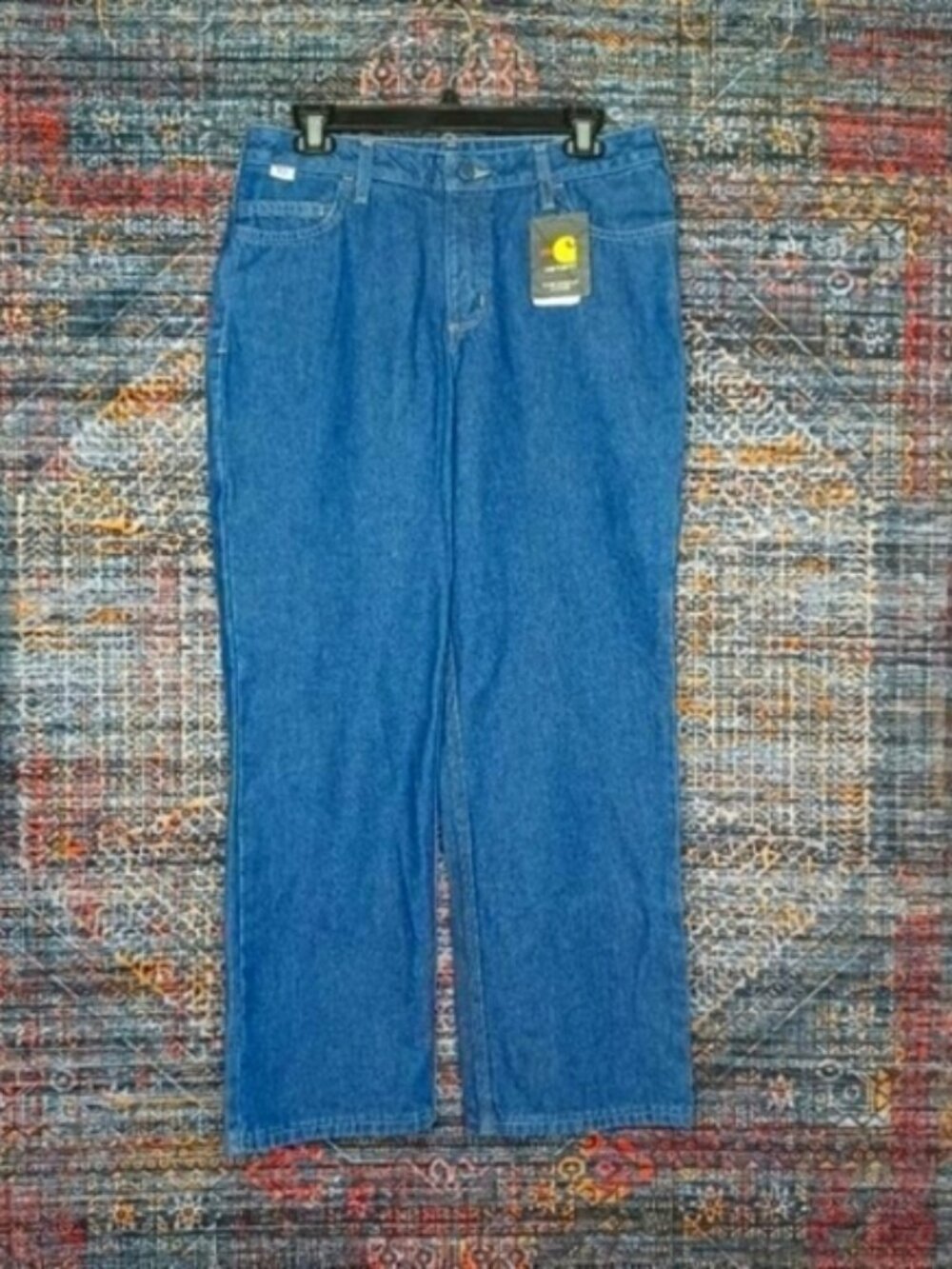 Carhartt womens dark wash bootcut nfpa 2112 FR work jeans 2x28 NWT